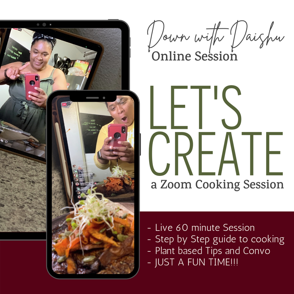 60 Minute Private Online Cooking Session